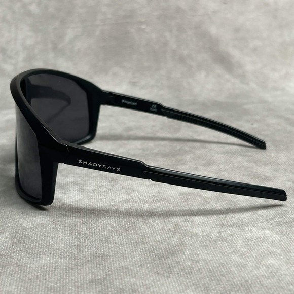 Shady Rays Rival Black  Shield Ri-1 Polarized Sunglasses - Picture 3 of 8